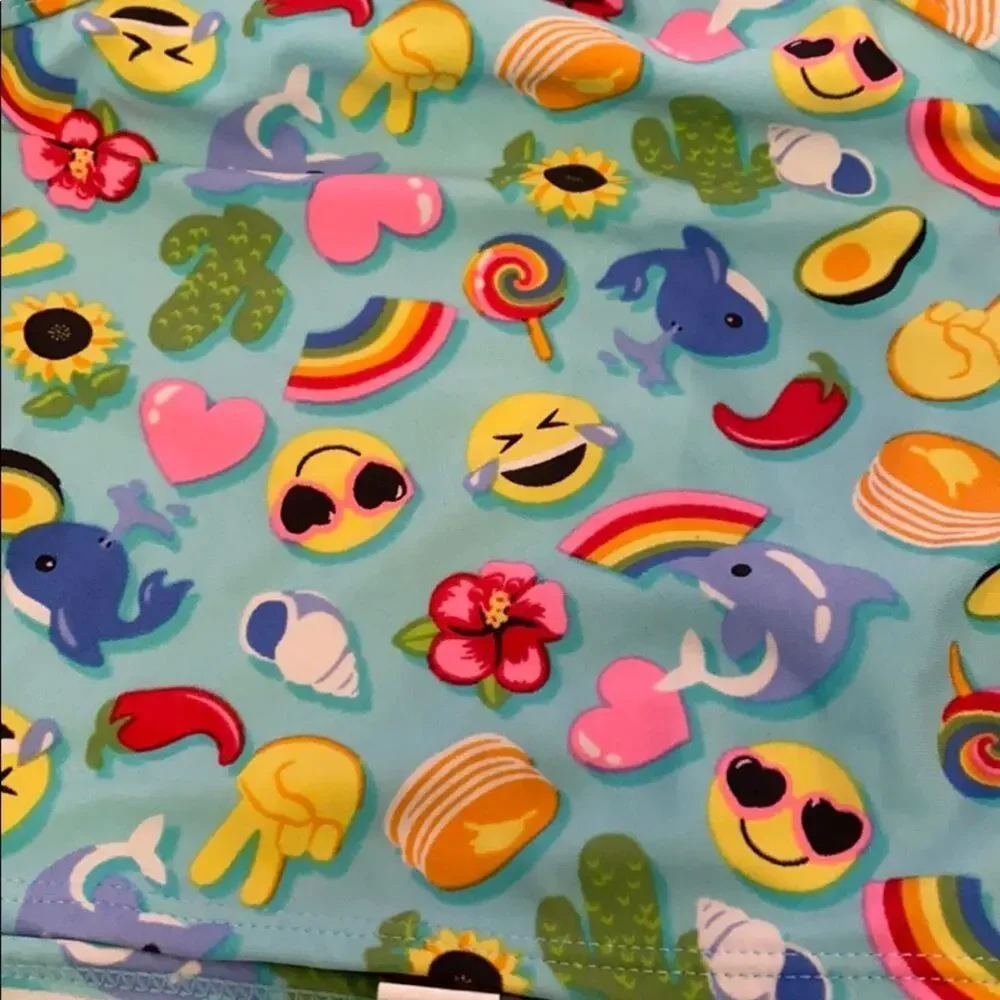 The children’s place emoji tankini 3T